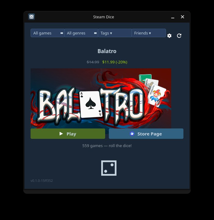 Steam Dice screenshot